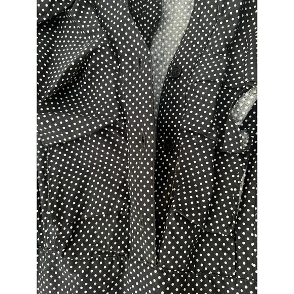 Express Black and White Polka Dot Dress - Picture 3 of 5